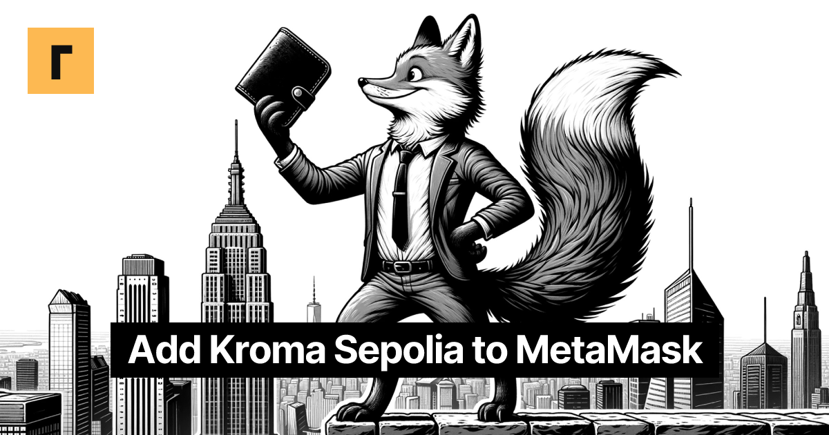 Add Kroma Sepolia to MetaMask