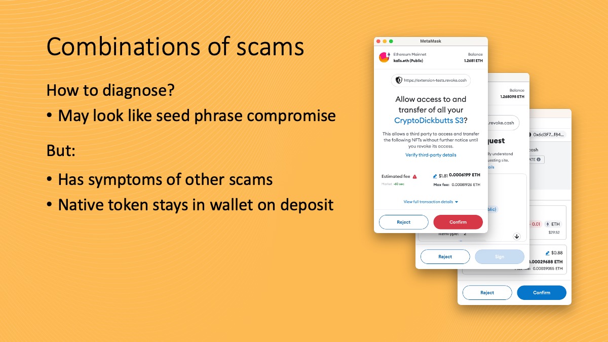 Combinations of Scams